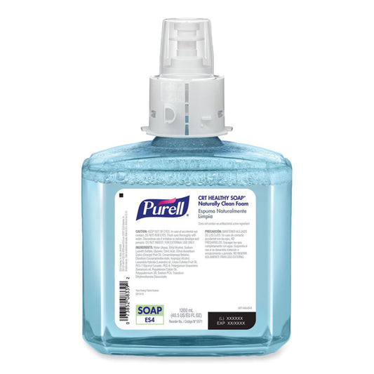 CLEAN RELEASE Technology HEALTHY SOAP Naturally Clean Foam Refill, For ES4 Dispensers, Citrus Scent, 1,200 mL, 2/Carton