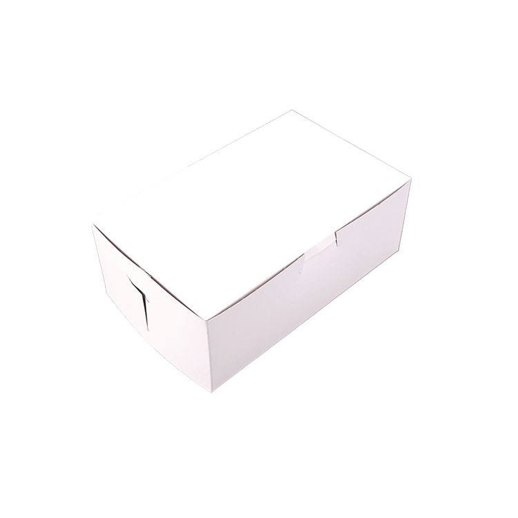 White One-Piece Non-Window Bakery Boxes, 8 x 3 x 5, White, Paper, 250/Bundle