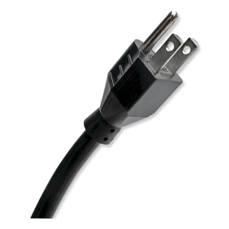 Protect It! Surge Suppressor, 6 AC Outlets/2 USB Ports, 8 ft Cord, 1,080 J, Black
