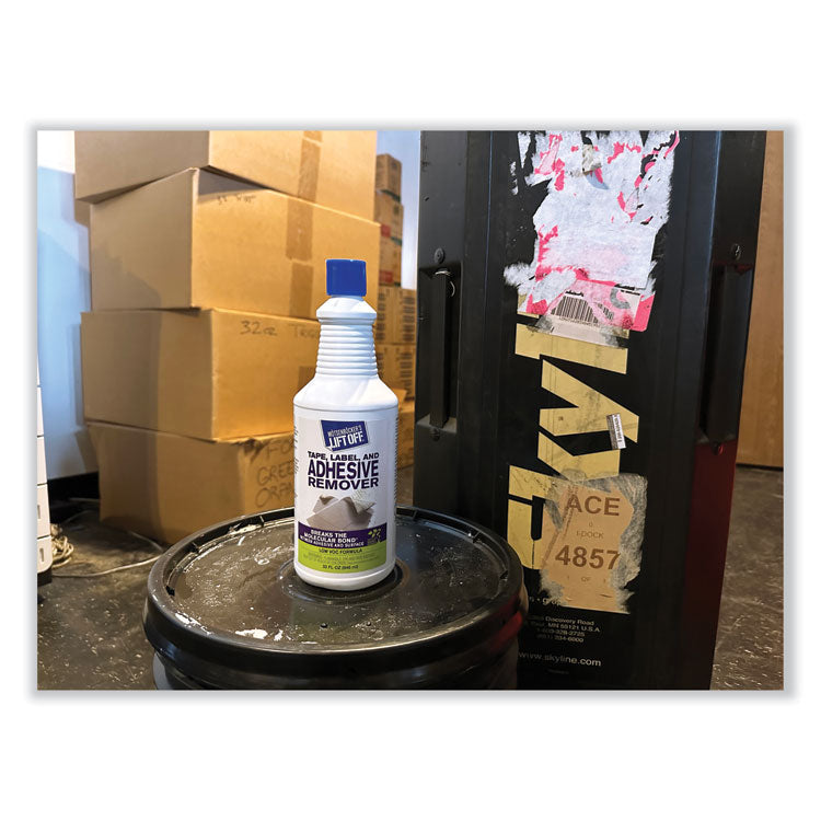 Tape, Label and Adhesive Remover, 32 oz Pour Bottle, 6/Carton