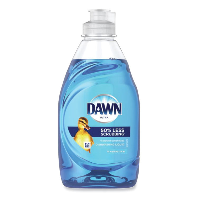 Liquid Dish Detergent, Dawn Original Scent, 7.5 oz Bottle, 12/Carton