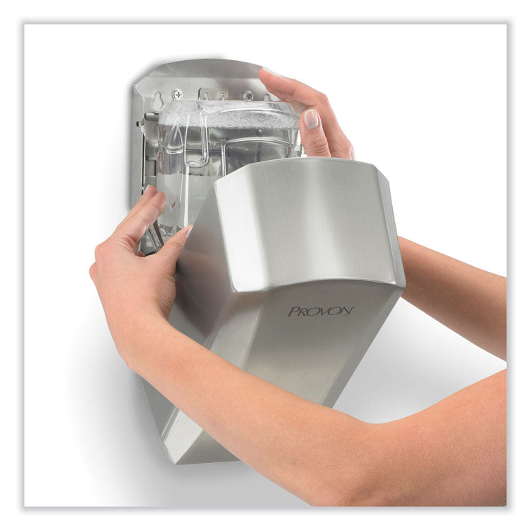 LTX Behavioral Health Dispenser, 1,200 mL, 6.54 x 4.1 x 11.22, Stainless Steel