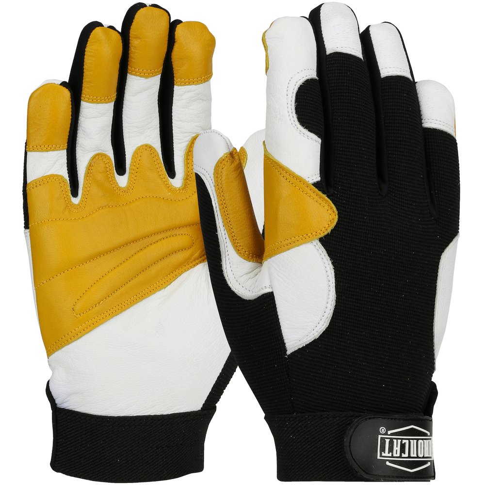 PIP Iron CAT -hvy Duty Top GR Goat GL W/PADDED Palm, 6 Pairs/Box