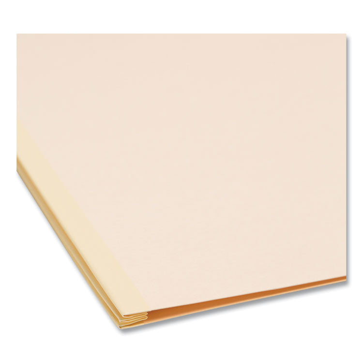 Four-Section Top Tab Classification Folders, 2/5-Cut Tab, Expands 2", 1 Divider, 4 Fasteners, Letter Size, Manila, 10/Box
