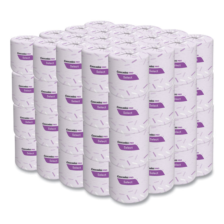 Select Standard Bath Tissue, Septic Safe, 2-Ply, White, 500 Sheets/Roll, 80 Rolls/Carton