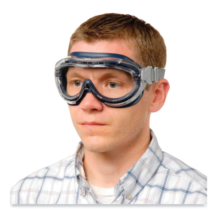 Flex Seal OTG Goggles, Clear Anti-Fog Lens, Navy/Gray Frame