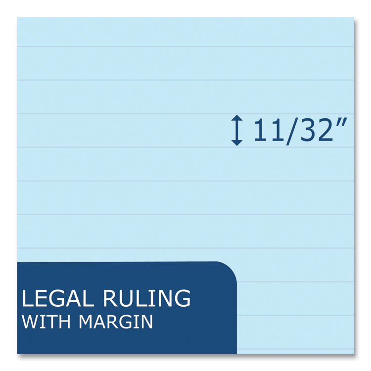 EnviroShades Legal Notepads, Wide/Legal Rule, (50) Blue 8.5 x 11 Sheets, 36/Carton