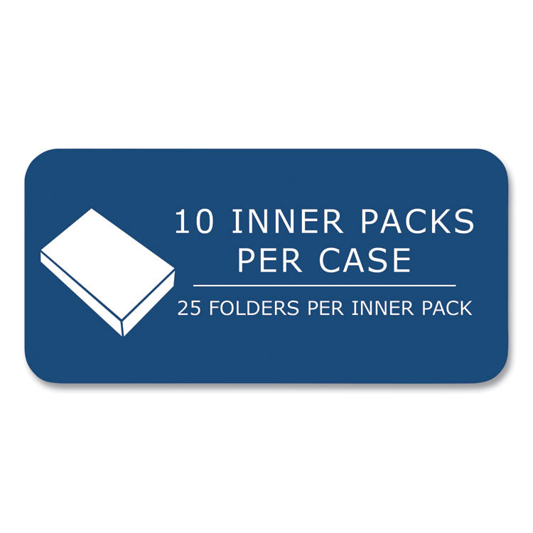 Pocket Folder, Accommodates (50) 11 x 8.5 Sheets, Dark Blue, 250/Carton