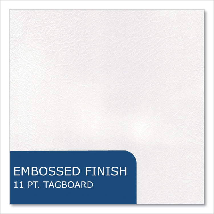 Pocket Folder, Accommodates (50) 11 x 8.5 Sheets, White, 250/Carton
