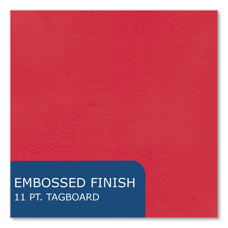 Pocket Folder, Accommodates (50) 11 x 8.5 Sheets, Red, 250/Carton