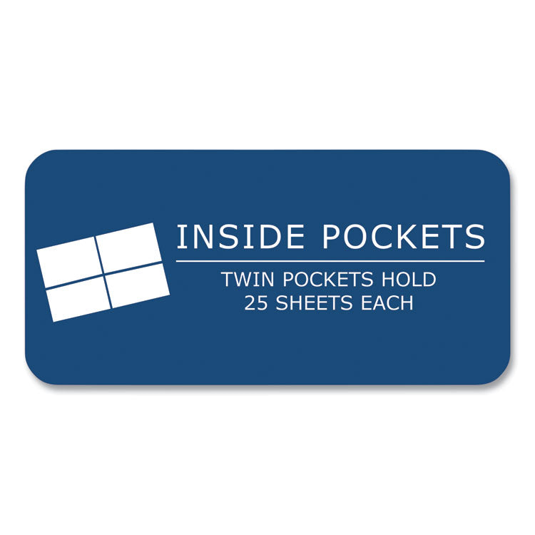 Pocket Folder, Accommodates (50) 11 x 8.5 Sheets, Green, 250/Carton