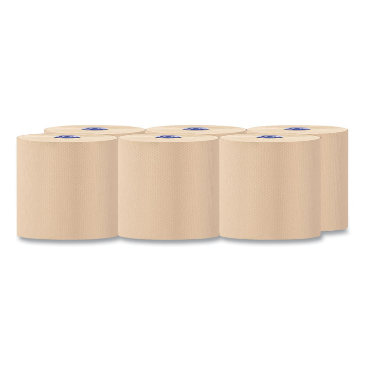 Perform Hardwound Roll Towels for Tandem Dispensers, 1-Ply, 7.5" x 1,050 ft, Natural, 6/Carton