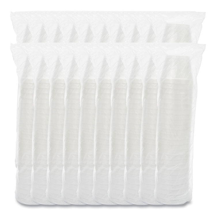 Foam Containers, 24 oz, White, 25/Bag, 20 Bags/Carton
