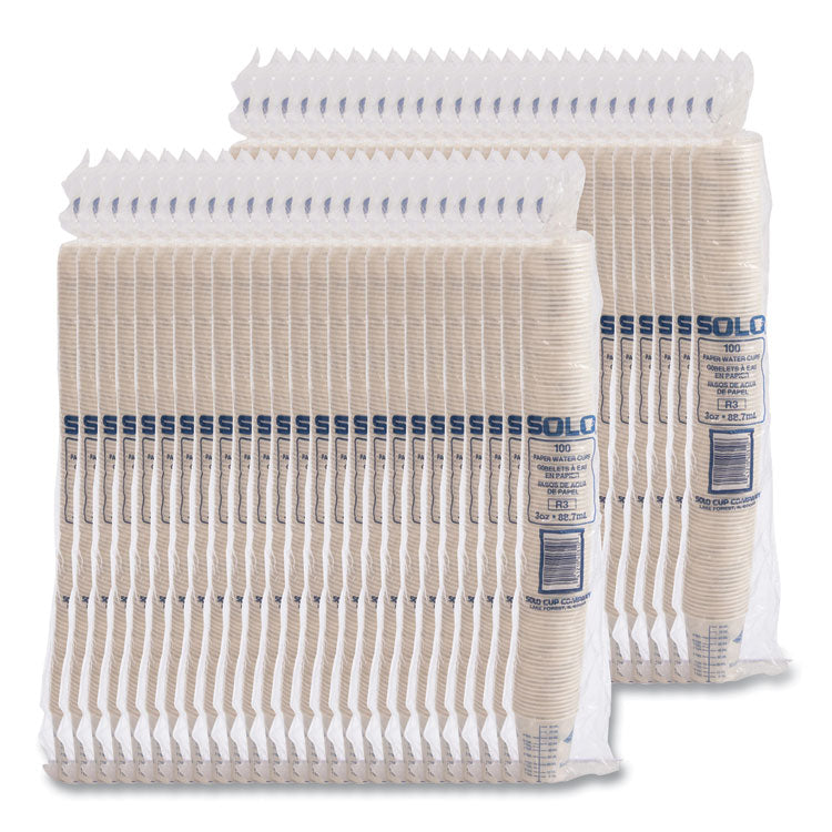 Paper Medical and Dental Graduated Cups, ProPlanet Seal, 3 oz, Paper, White/Blue, 100/Bag, 50 Bags/Carton