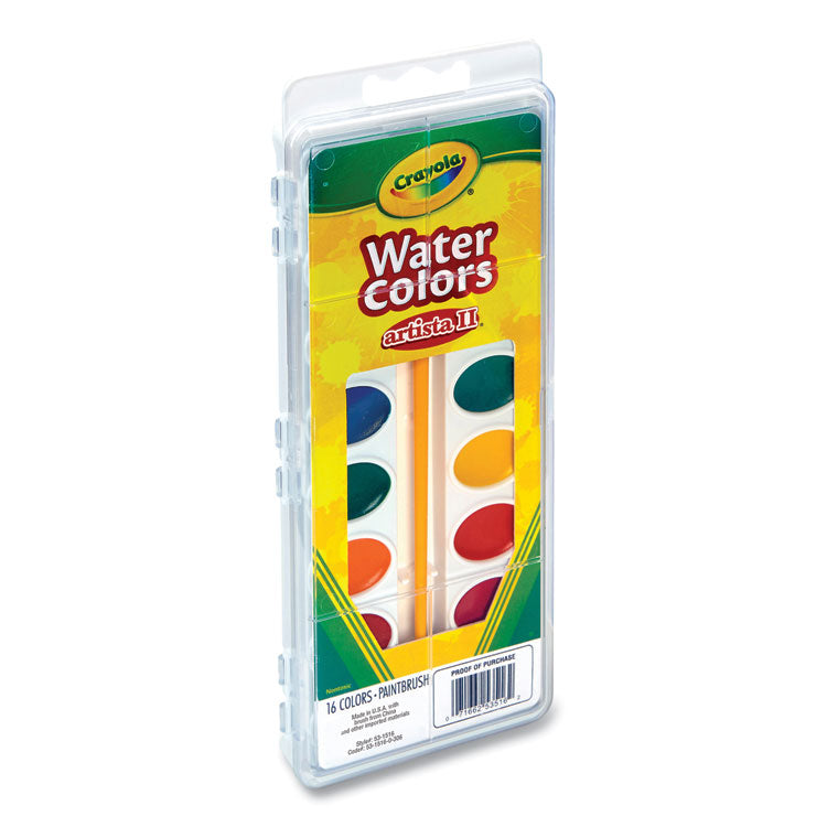 Watercolor Mixing Set, 7 Assorted Colors, Palette Tray