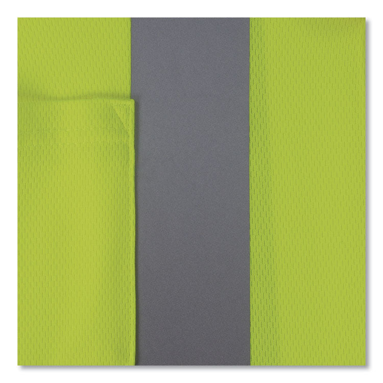 GloWear 8295 Class 2 Hi-Vis Polo Shirt, Large, Lime