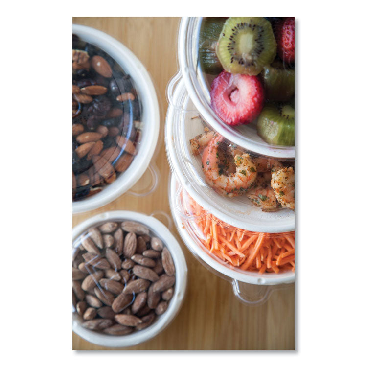 Vanguard Renewable and Compostable Sugarcane Bowls, 12 oz, White, 1,000/Carton