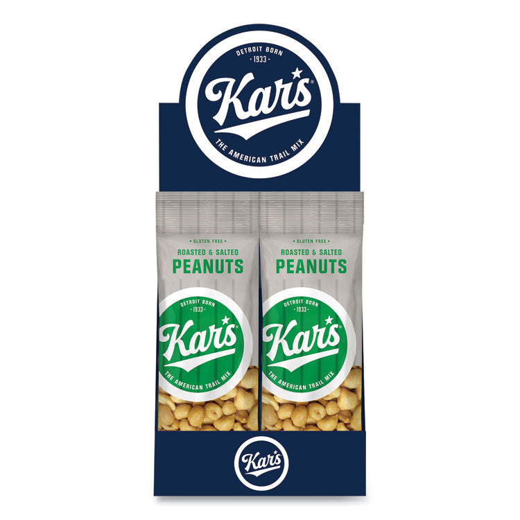Peanuts, Salted, 2.5 oz Packet, 12/Box