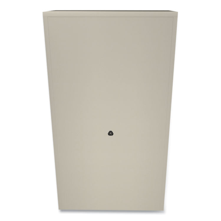 Brigade 700 Series Lateral File, Three-Shelf Enclosed Storage, 2 Legal/Letter-Size File Drawers, Putty, 36" x 18" x 64.25"