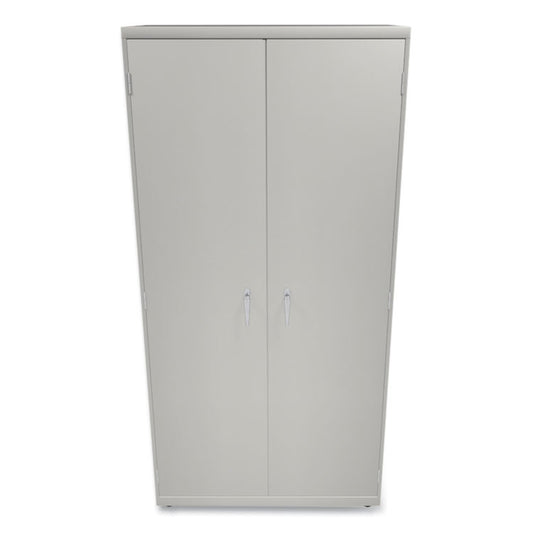 Assembled Storage Cabinet, 36w x 24.25d x 71.75h, Light Gray