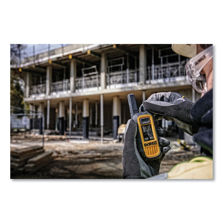 DXFRS300 Heavy-Duty Walkie Talkies, 2 Radios, 1 W, 22 Channels