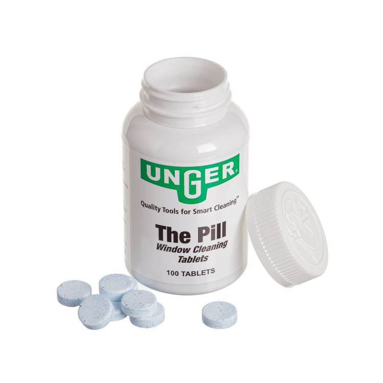 Pill Window Cleaning Tablets, 100/Bottle, 12/Carton