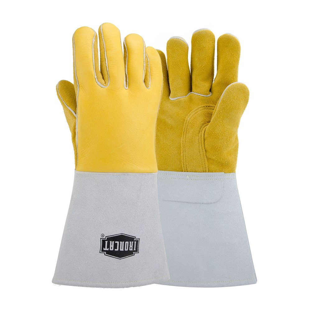 PIP Top Grain ELK Welding Glove Reinforced Straight, 6 Pairs/Box