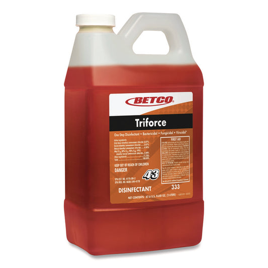 Triforce FastDraw Disinfectant, Fresh Scent, 2 L Bottle (Each)