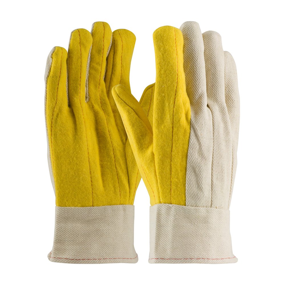 PIP Band Top Yellow Chore Palm Canvas Back GL, 12 Pairs/Dozen