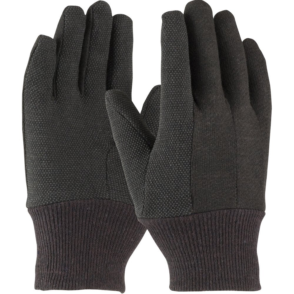 PIP REG WGT POLYES/COT Jersey Glove PVC Grip-ladies', 12 Pairs/Pack