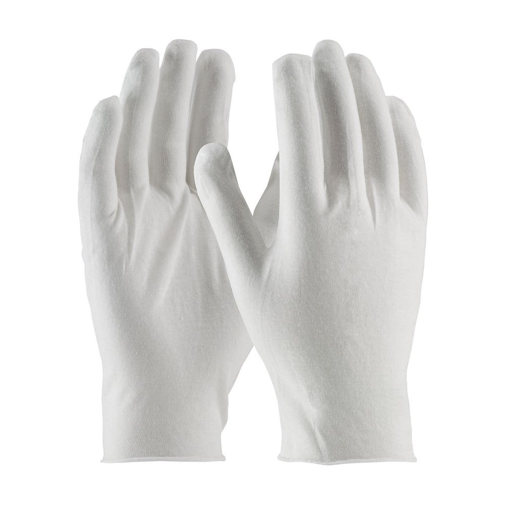 PIP Prem Lite Cott Lisle Insp Glove Unhem CUFF-10.5", 12 Pairs/Pack
