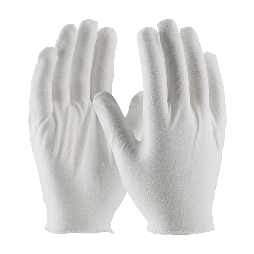 PIP MED WGT Cott Lisle Glove Overcast HEM Cuff-mens, 12 Pairs/Pack