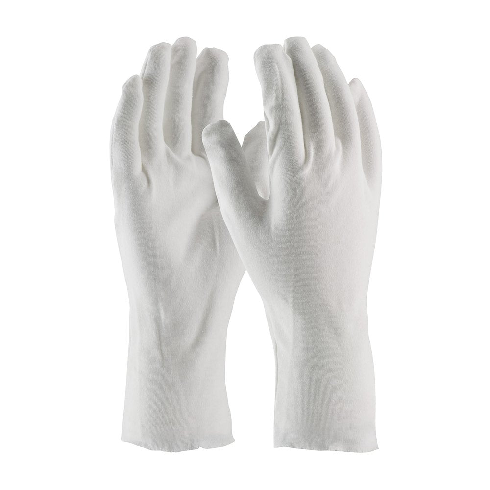 PIP HVY WGT Cott Lisle GLOVEW/UNHEMMED CUFF-12", 12 Pairs/Pack