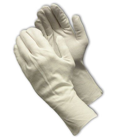 PIP HVY WGT Cott Lisle GLOVEW/UNHEMMED CUFF-12", 12 Pairs/Pack
