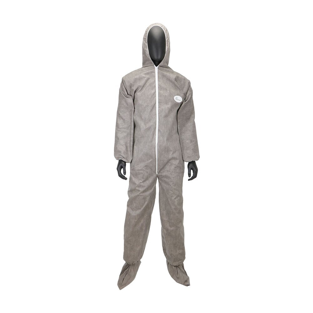 PIP POSIWEARM3- Smmms Coverall Elas WR/ANK/HOOD, 25/Case
