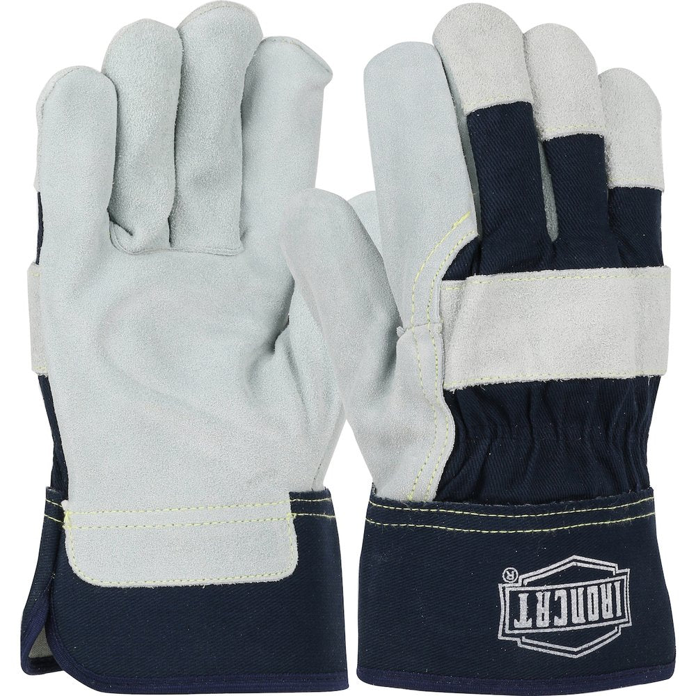 PIP Premium Select Leather Palm Blue Rubber, 12 Pairs/Dozen