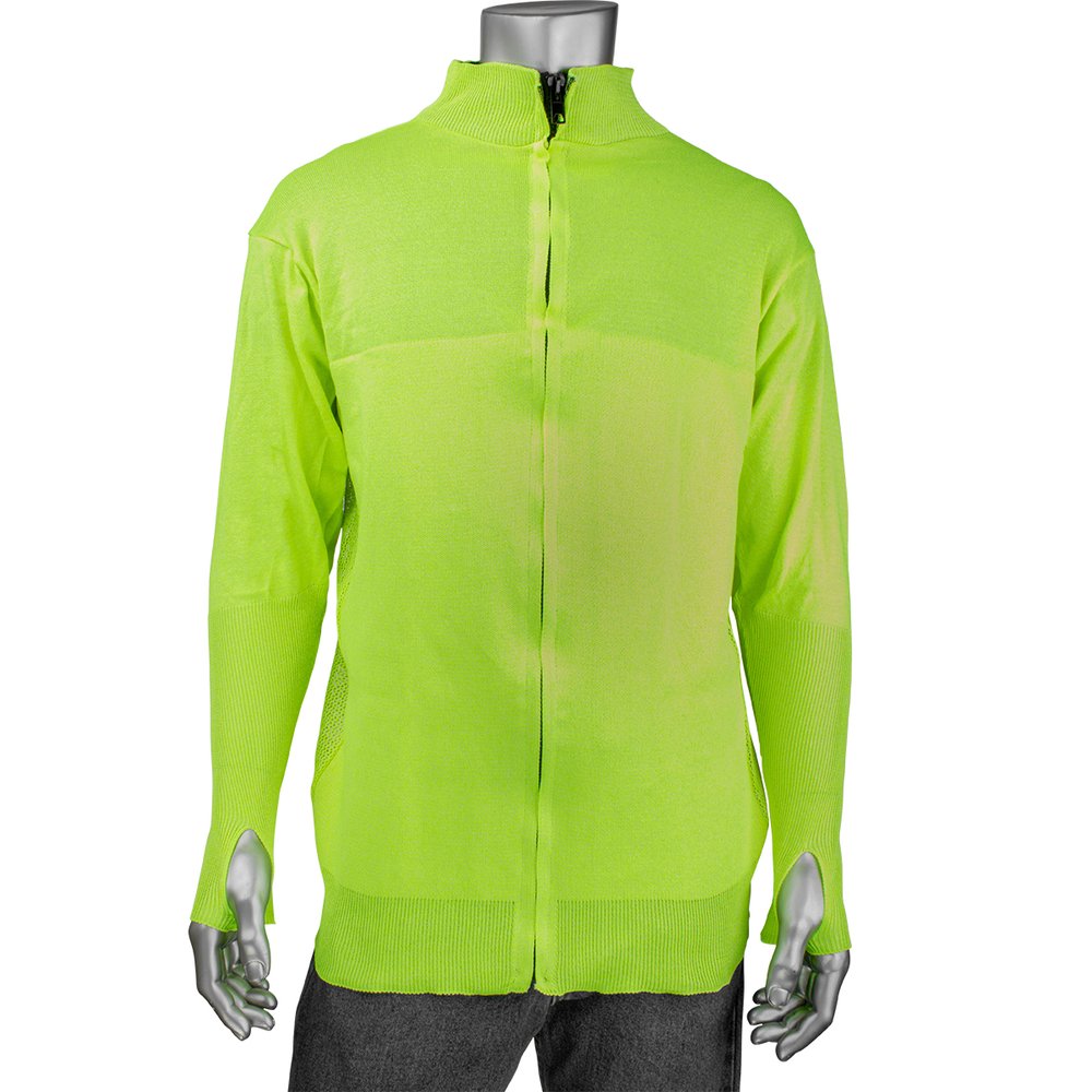 PIP ATA HI-VIS Cut Resist Jacket W/THUMB Holes S