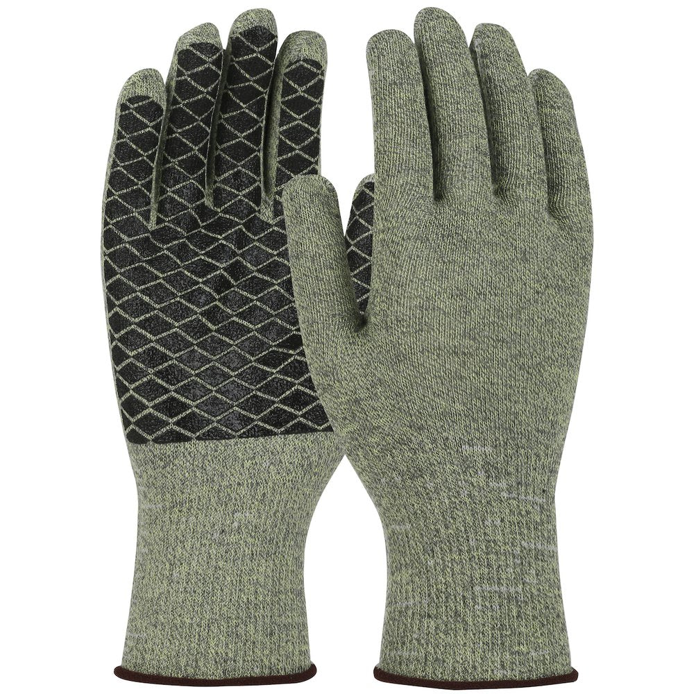 PIP Knit ATA/ELASTANE GLOVEW/PVC Grip ON Palm S, 12 Pairs/Pack