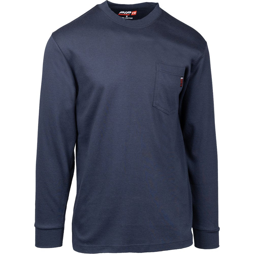 PIP AR/FR Long Sleeve T-shirt NVY XL
