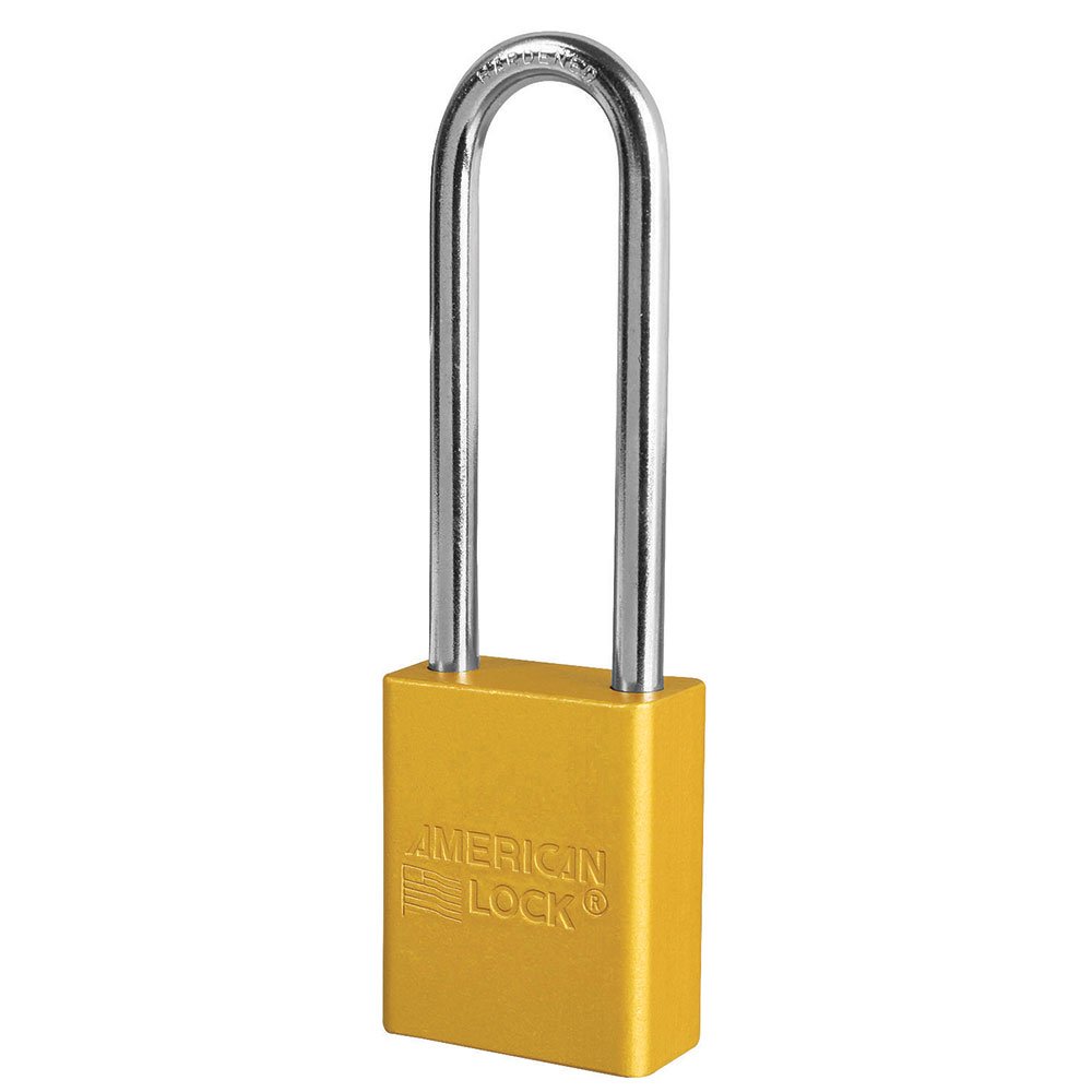 American Lock Aluminum Padlock - GOLD3" Shackle