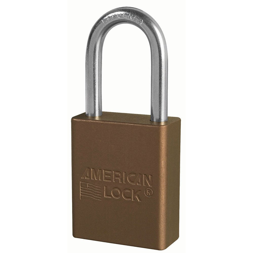 American Lock Duranodic Safety Lock-out Padlock Keyed Diffe, 6/Box