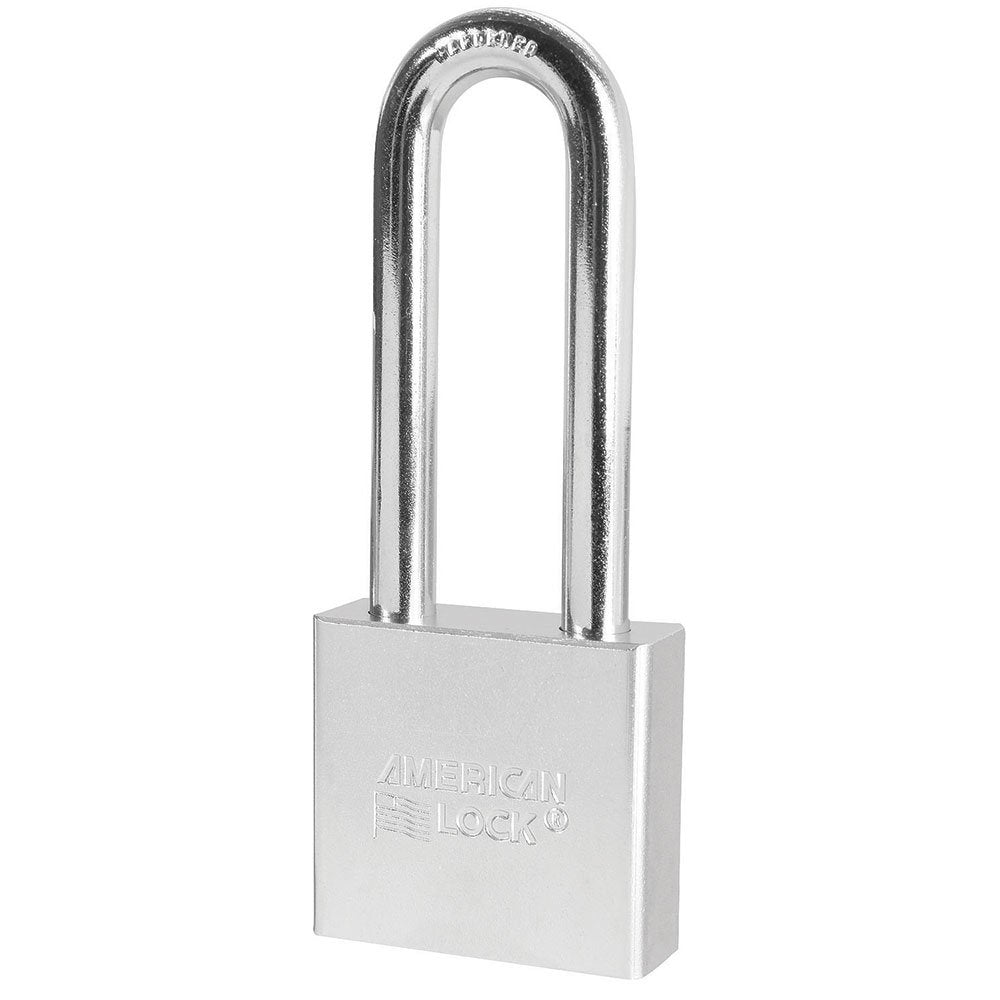 American Lock Changeable Pin Tumbler Padlock Solid Steel, 6/Box