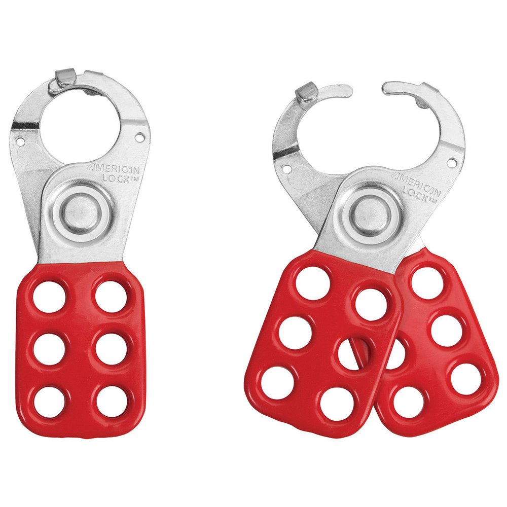 American Lock 1" Hasp Dia. Steel Lock-out Hasp