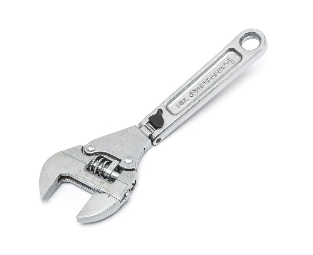 Crescent ADJ Wrench 8" Ratcheting Flex-lock, 3/Box