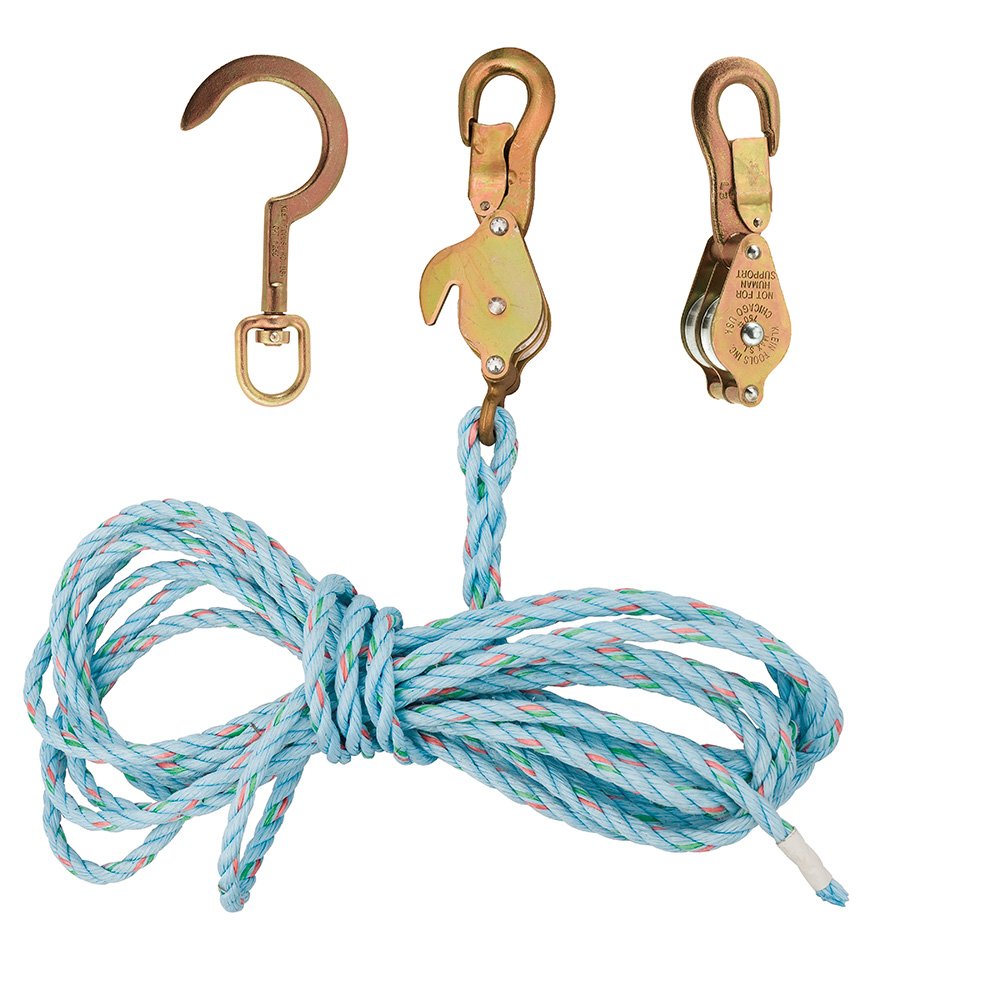 Klein Tools Block & Tackle- W/ Std.snap Hooks W/ Swivel