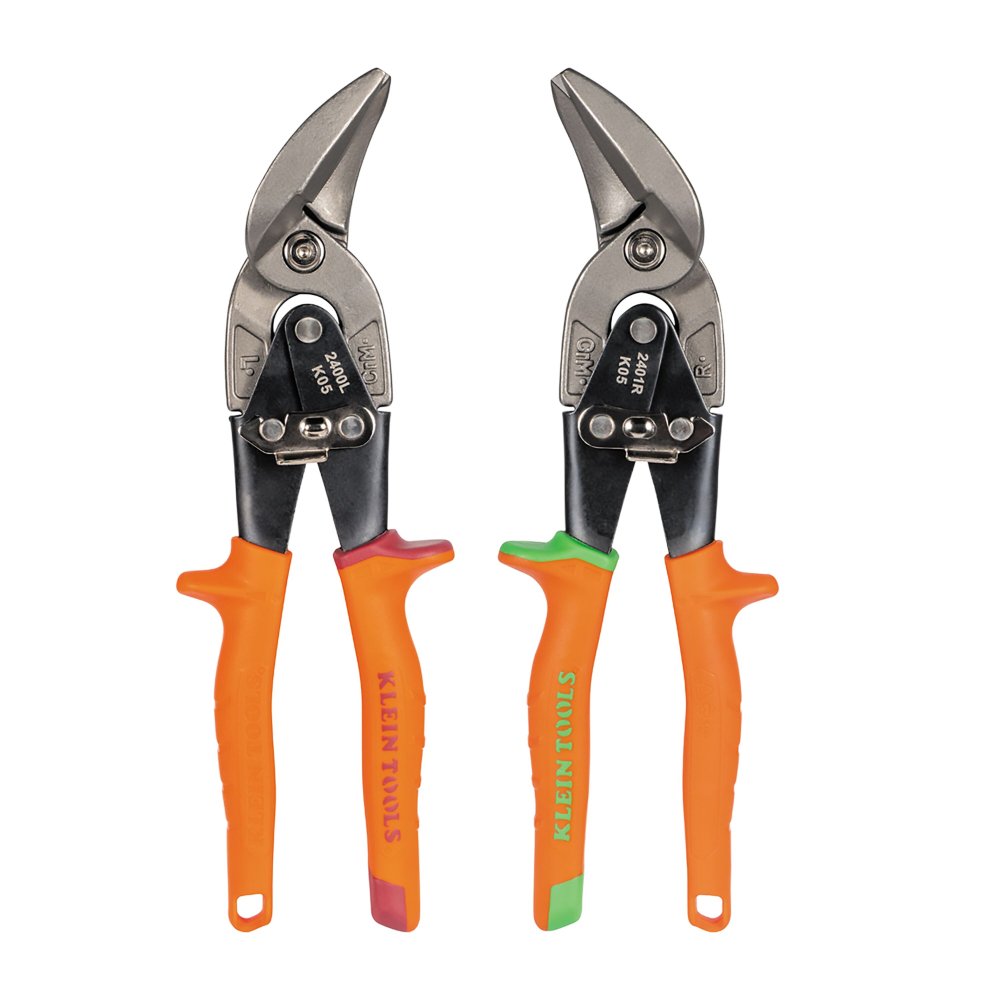 Klein Tools Offset Aviation Snips, 2/Pack