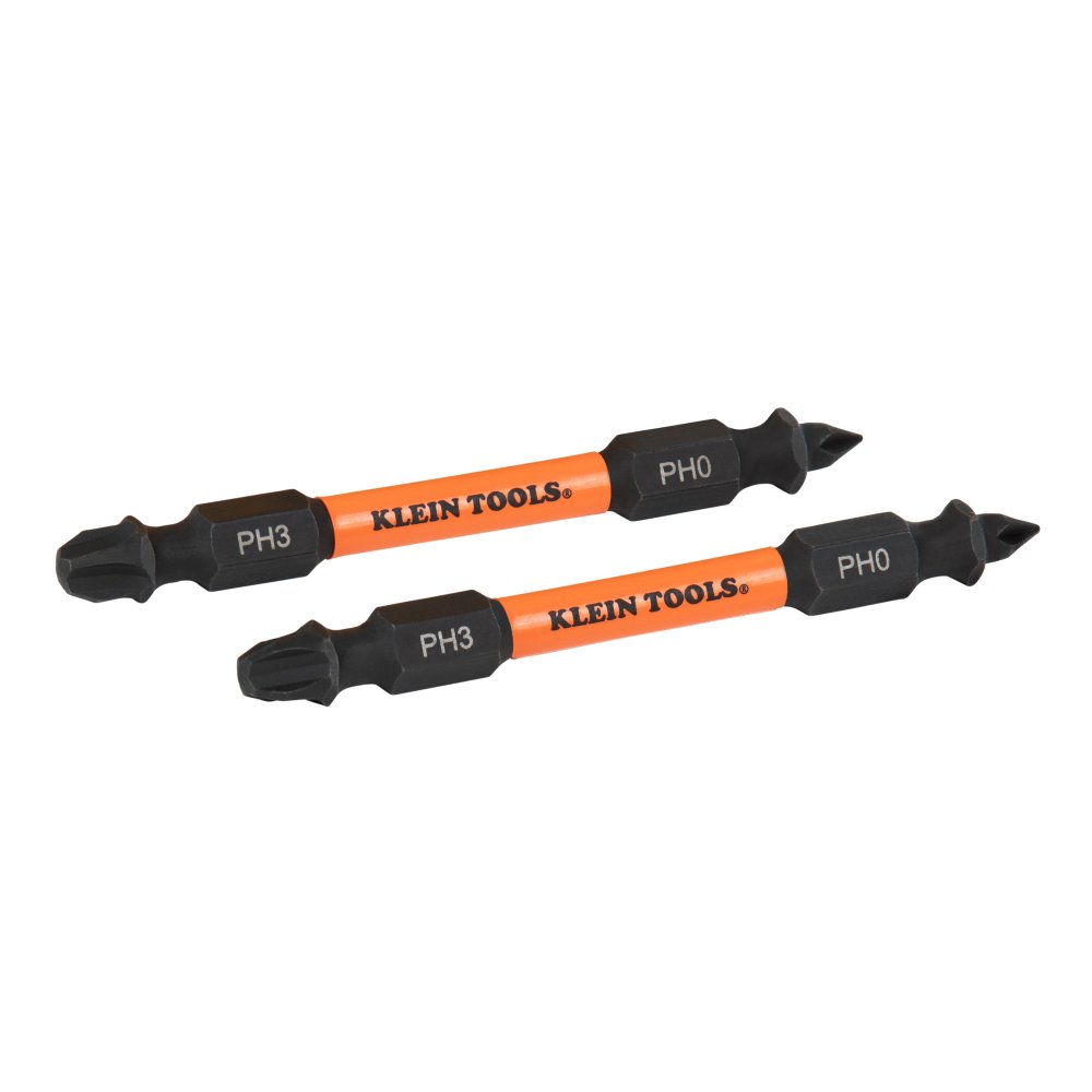 Klein Tools Replacement Bit PROFLEX#0 Phillips And #3, 2/Pack