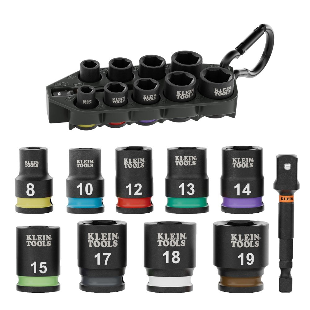 Klein Tools Grab-and-go Impact Socket Set Metric 10-PIECE (Set)