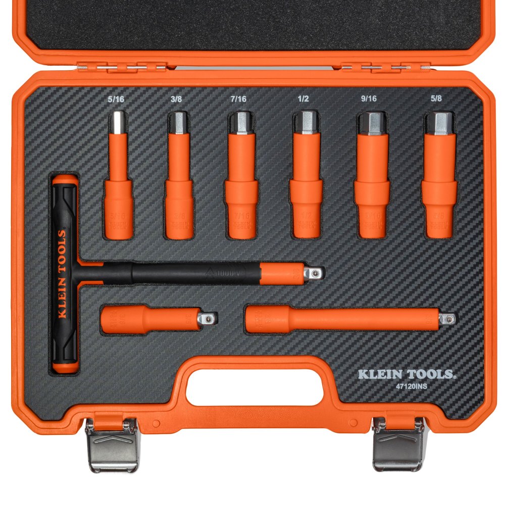Klein Tools Insulated T-handle And Hex Bit Set 9-PIECE (Set)