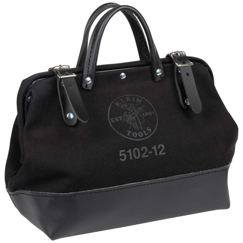 Klein Tools 12" Canvas Tool Bag Black
